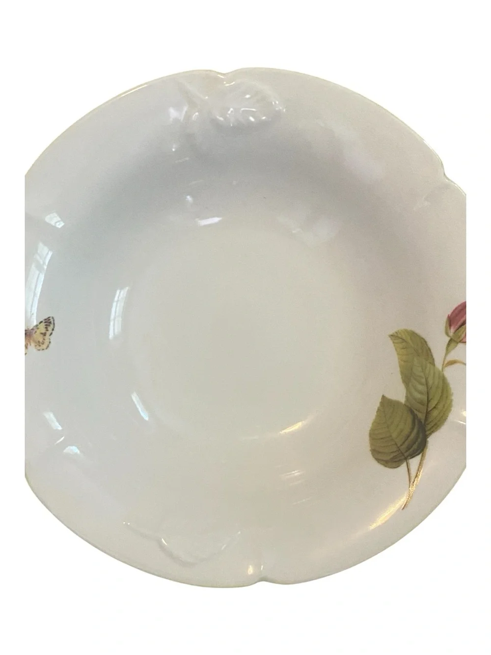 Gorham Rose Seranade Vintage Y2k Plate Set Butterflies Roses